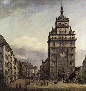 BELLOTTO, Bernardo The Kreuzkirche in Dresden Norge oil painting reproduction